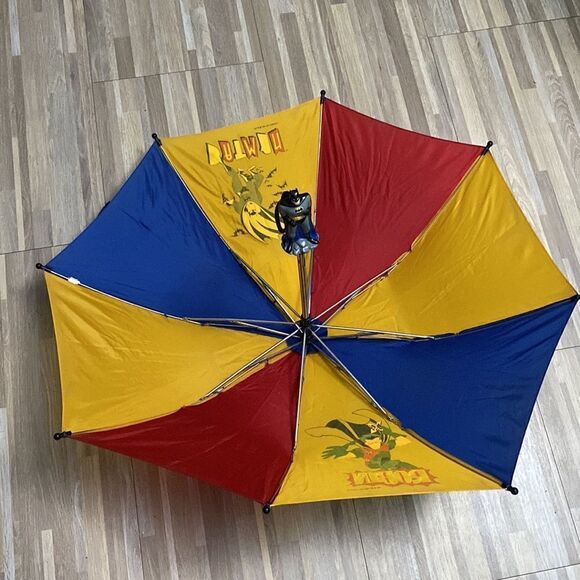 Batman and Robin DC Comics vintage 90s umbrella kids 90s nostalgia displays - Picture 5 of 12